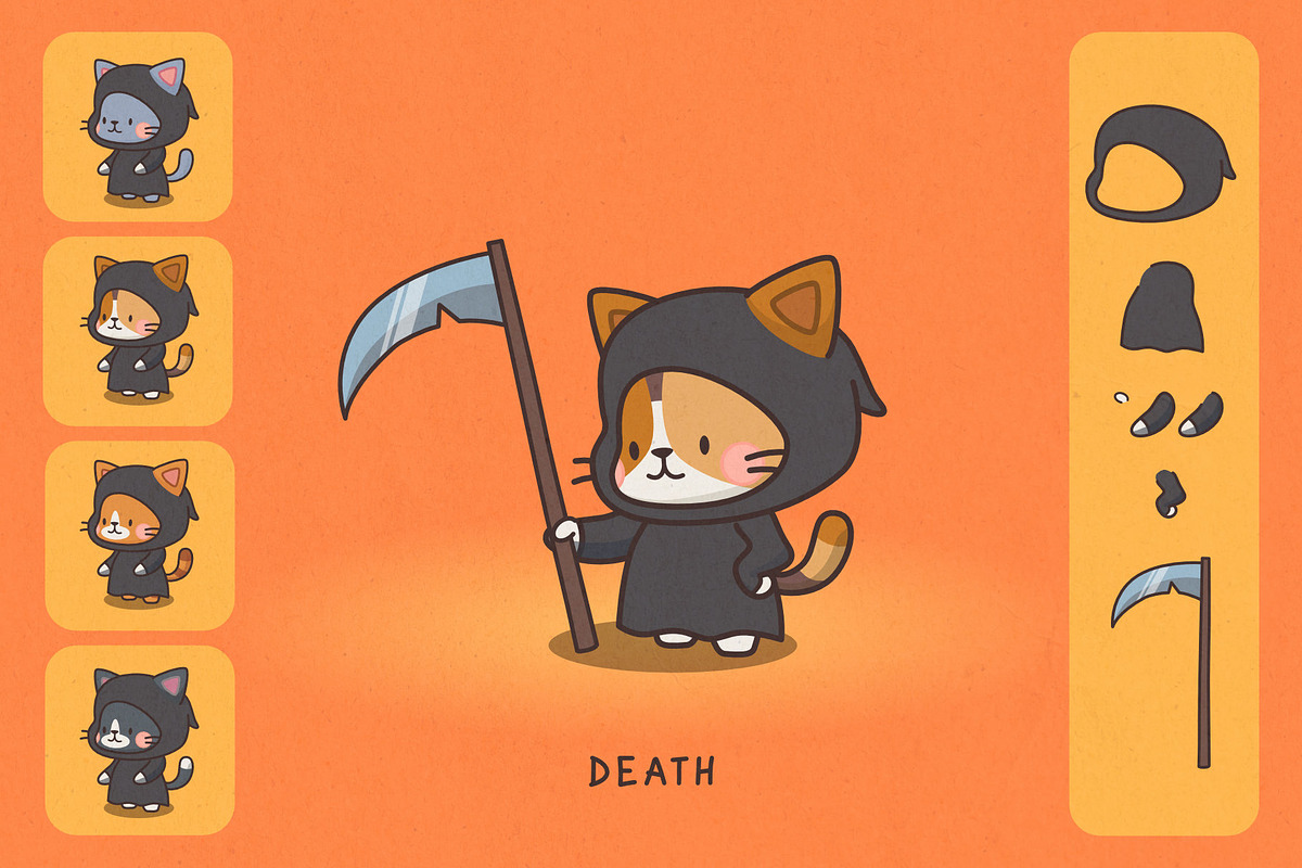 Cats in Costumes: Halloween Edition, an Illustration by Green Room Media (Photo 13 of 27)