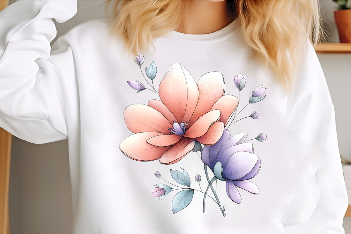 Whimsical Spring Flowers Clipart, an Illustration by GatewayDesign (Photo 4 of 6)