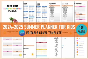 2024-2025 Summer Planner For Kids