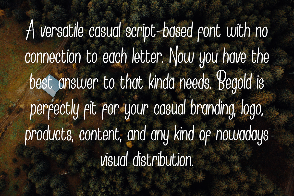 Begold – Semi Script Fonts, a Sans Serif Font by Konstantine Studio (Photo 4 of 5)