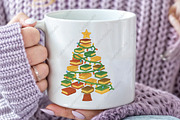 Book Christmas Tree PNG, an Illustration by CraftArtStudio (Thumbnail 2 of 4)