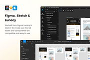 Blogane - Blog/News Landing Page Kit, an UI Kit Template by Agensip Design Agency (Thumbnail 6 of 10)