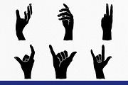 Hand Gesture Silhouette, an Illustration by Tekuni (Thumbnail 4 of 8)