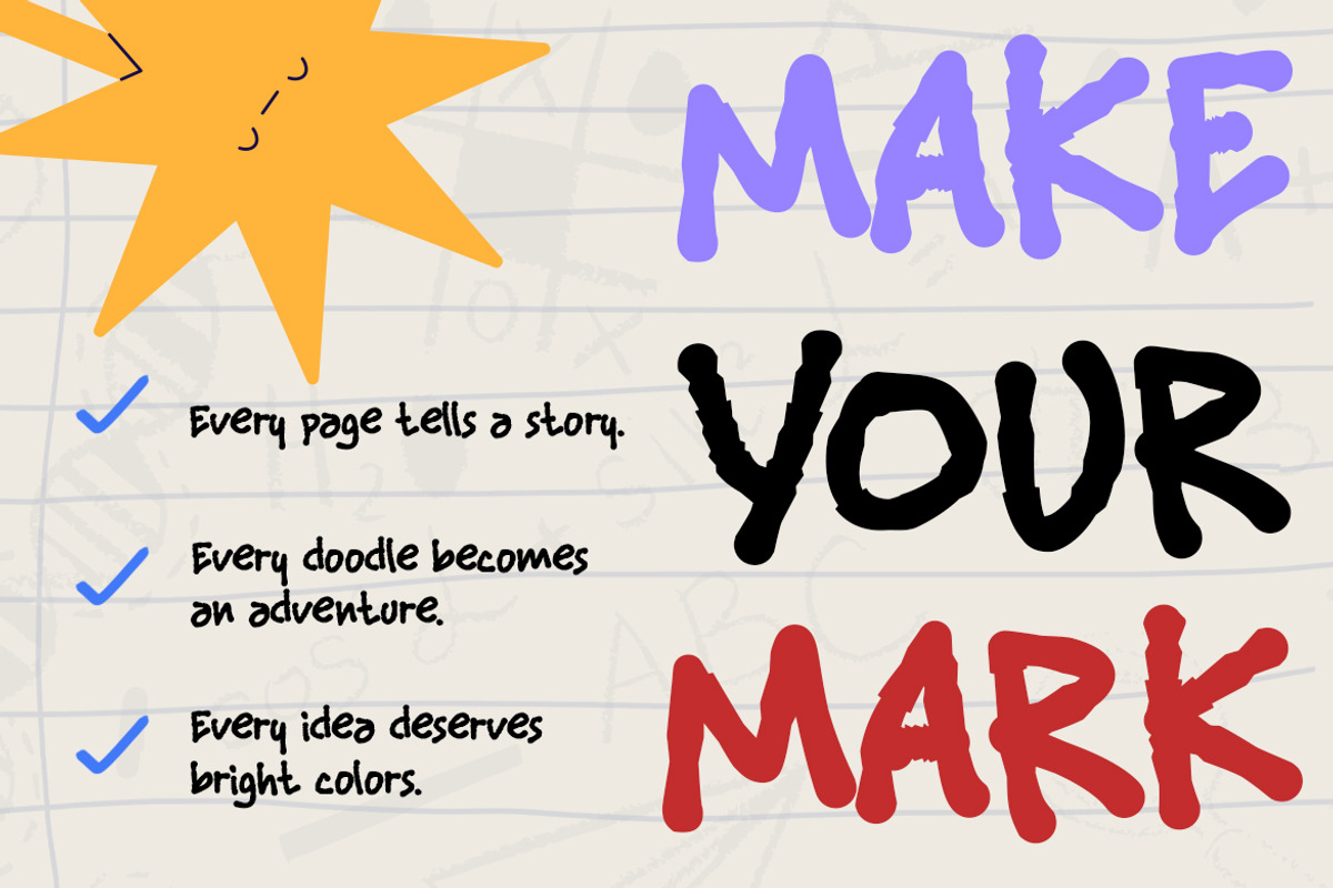 Shape, a Handwritten Font by Pinisi ART (Photo 7 of 10)