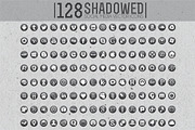 Shadowed Social Media Vector Icons, an Icon by cloverandcrow (Thumbnail 1 of 3)