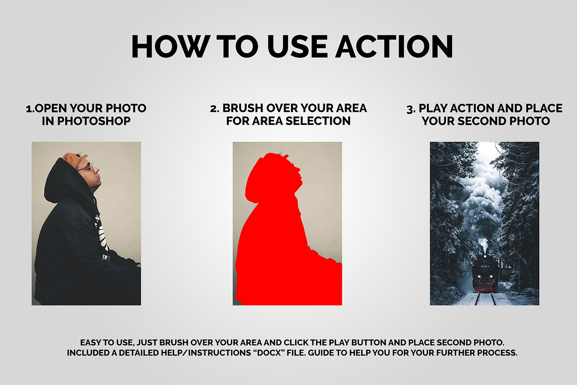 830 Creative Photoshop Action BUNDLE, an Action Add-On by Design Forest (Photo 19 of 133)