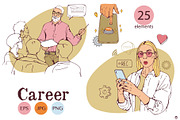 Career, a Person Illustration by Olillia (Thumbnail 4 of 11)