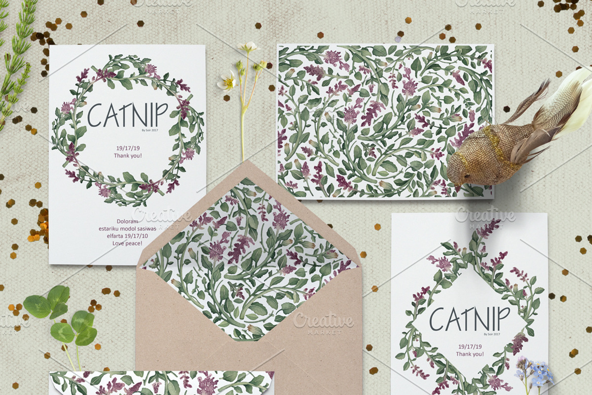 Catnip, a Texture Illustration by Soir Creative (Photo 6 of 6)