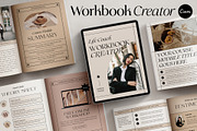 Aesthetic Workbook Template CANVA, a Brochure Template by Studio Loire (Thumbnail 1 of 18)