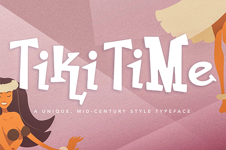 Tiki Time Font Collection, a Sans Serif Font by Digital Hustler