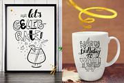 Happy Birthday hand lettering set, a Graphic by pa3x (Thumbnail 2 of 6)