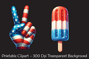 Retro 4th Of July Sublimation Png, an Illustration by RobertsArt (Thumbnail 2 of 7)