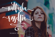 Srikonitta Script + Free Vectors, a Script Font by Aldedesign (Thumbnail 6 of 11)