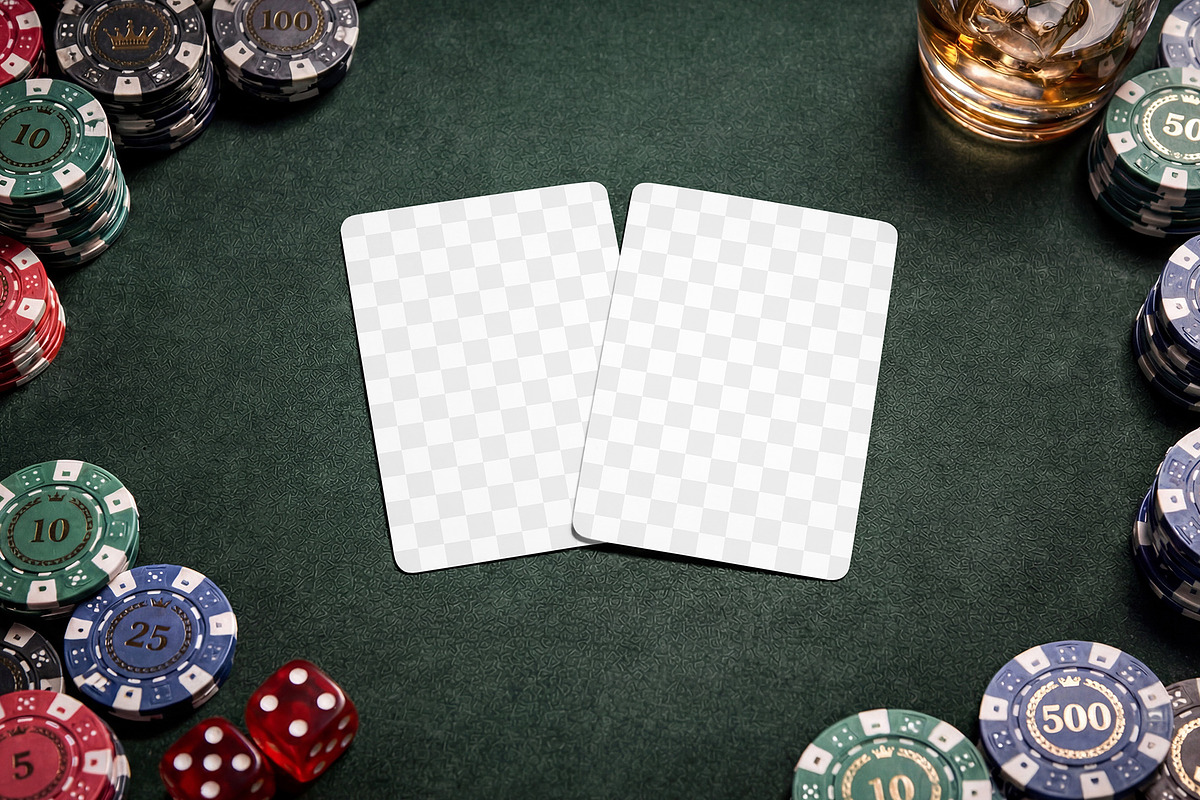 Poker Playing Cards Mockup, a Product Mockup by Country4k (Photo 2 of 3)