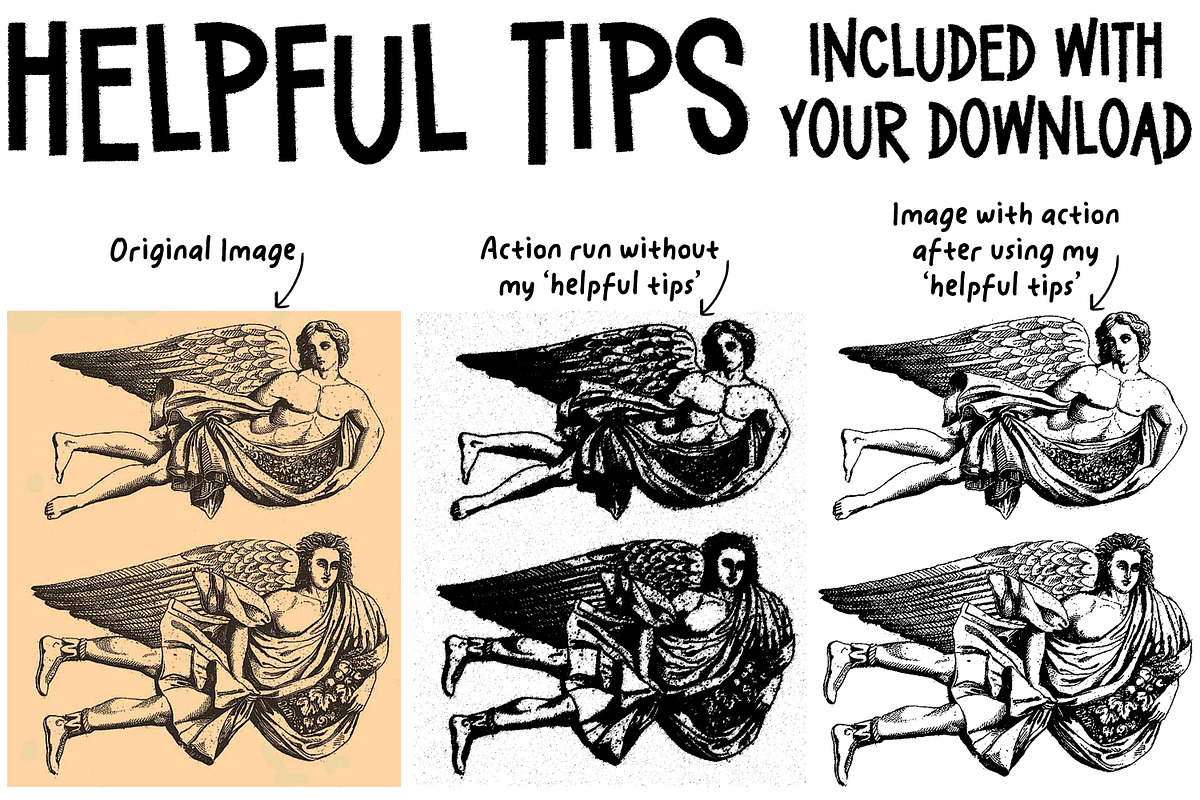 Rough Sketch Photoshop Action, an Action Add-On by Heather Green Designs (Photo 10 of 10)
