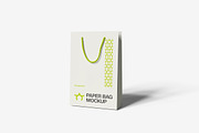 Paper Bag Mockup, a Merchandise Mockup by bimockup (Thumbnail 3 of 6)