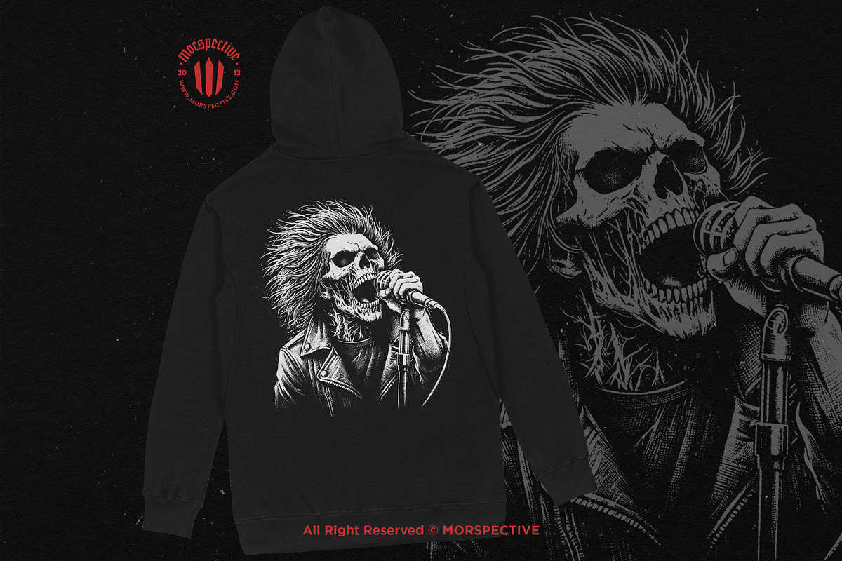 10 Bundle Dark Art Skull Vocalist, an Illustration by Morspective (Photo 4 of 7)