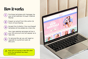 Bold Retro Aesthetic Wix Template, a Wix Template by Template Twist Shop (Thumbnail 5 of 10)