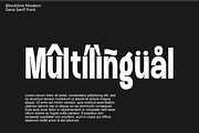 Blockline, a Sans Serif Font by Muksal Creative (Thumbnail 10 of 10)