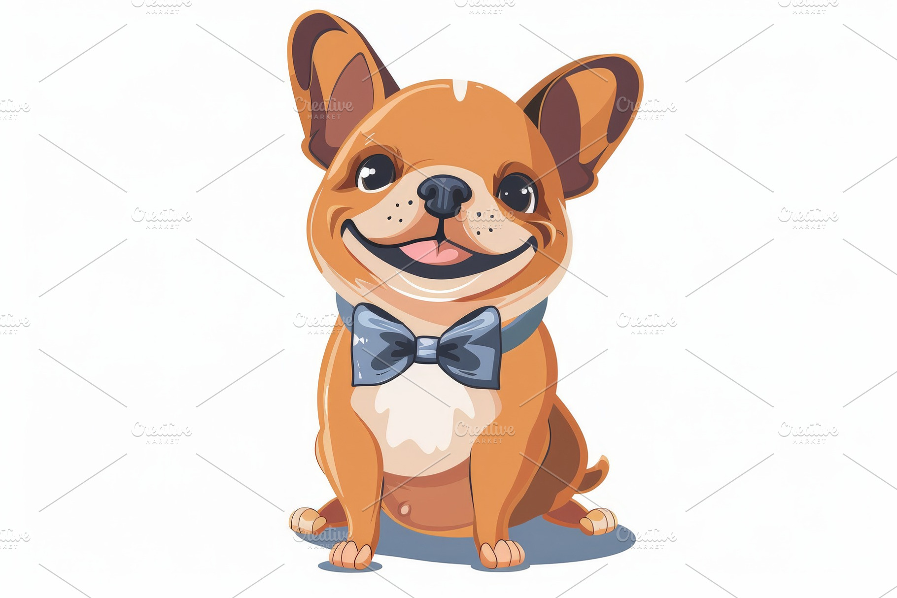 Cute Funny Stylish Quirky Dog in a b, an Abstract Photo by Pixeness