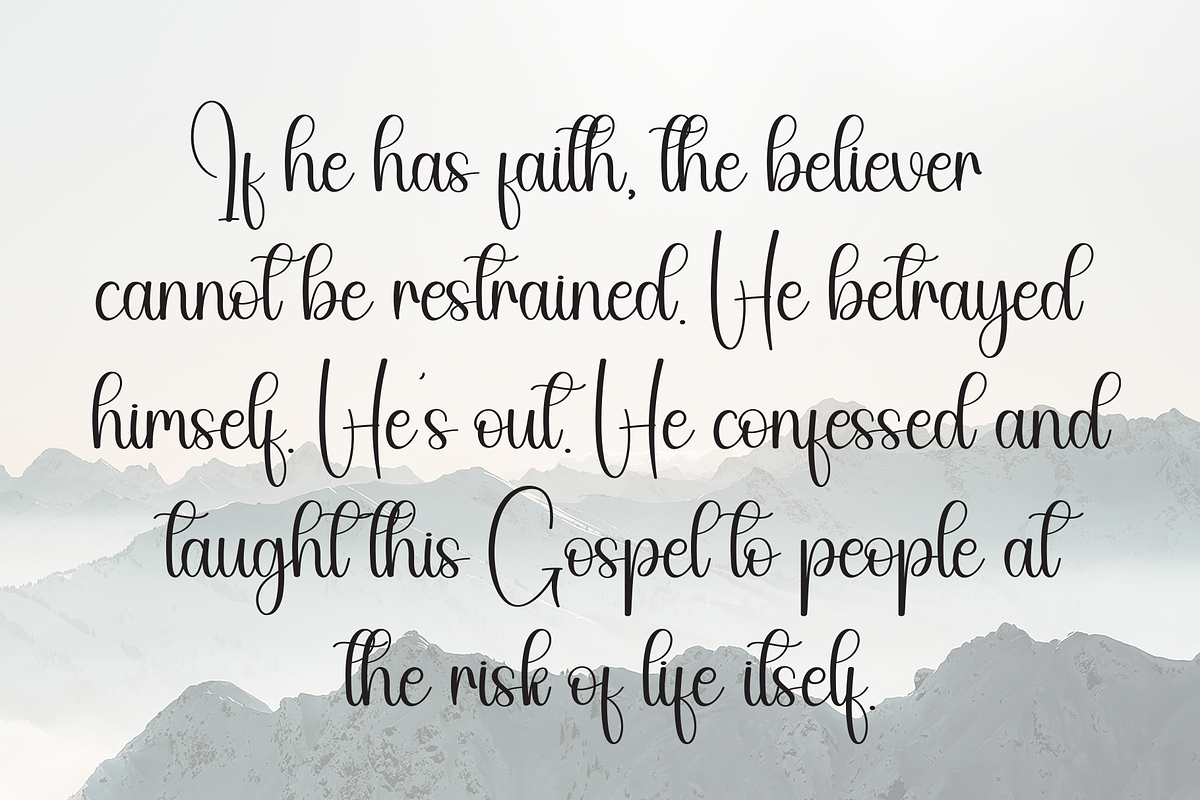 Kitchen | Script Font, a Handwritten Font by Scratchones (Photo 6 of 9)