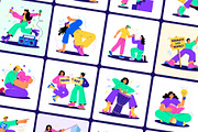 95 Youth Day Illustrations Bundle, a Person Illustration by Creative Stall (Thumbnail 8 of 12)