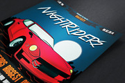 Retro Car meeting poster/flyer VI, a Flyer Template by Grafixity (Thumbnail 2 of 2)