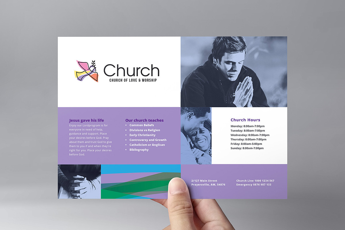 Modern Church Templates Pack, a Flyer Template by BrandPacks (Photo 5 of 14)