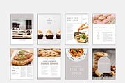 80 Page Canva Recipe Book Template, a Magazine Template by Templits (Thumbnail 5 of 10)