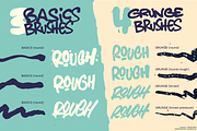 Gritty Pack Grungy Procreate Brushes, a Brush Add-On by Snooze one (Thumbnail 3 of 12)