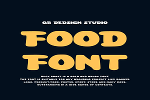 Duck Roast - Food Font