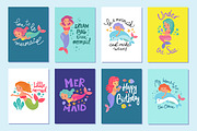 My little mermaid-clipart set, a Graphic by ComelyPics Shop (Thumbnail 4 of 9)