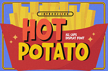 Hot Potato - All Caps Display Font