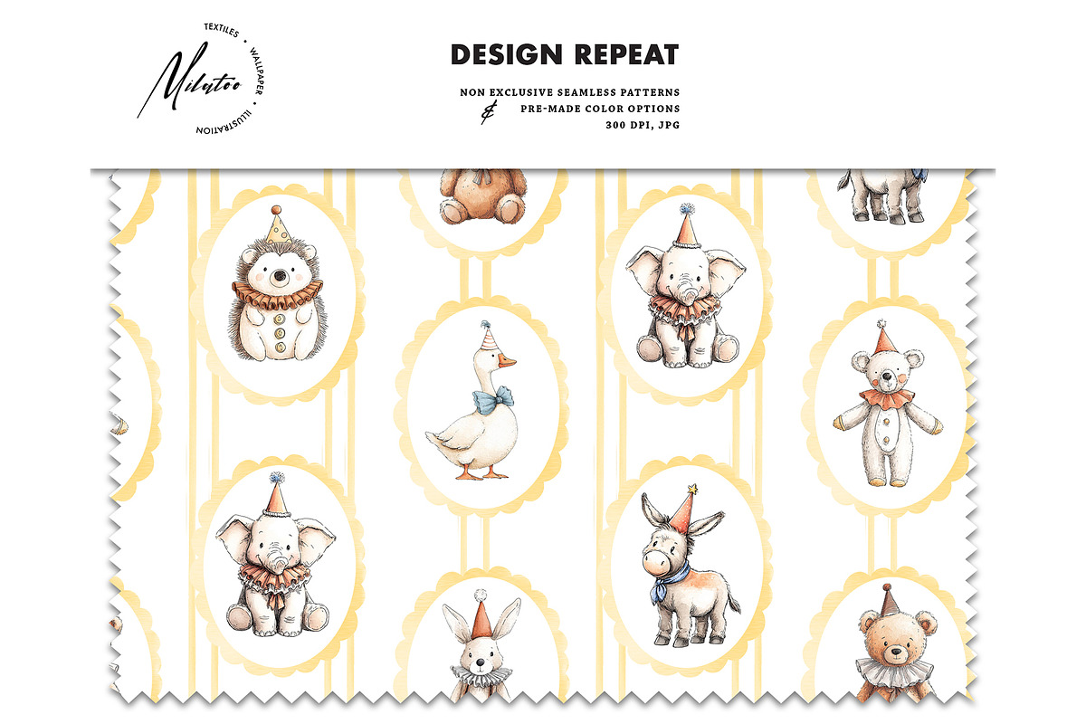 Vintage Toy box seamless pattern, a Pattern Graphic by Milatoo (Photo 5 of 8)
