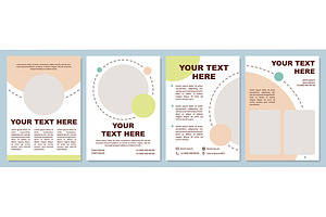 Corporate Colored Brochure Template