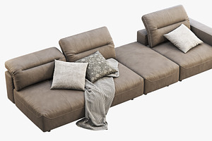 BoConcept Hampton Leather Sofa