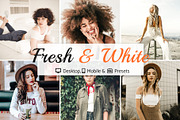 Fresh & White Lightroom Collection, an Action Add-On by Andit themes (Thumbnail 1 of 11)