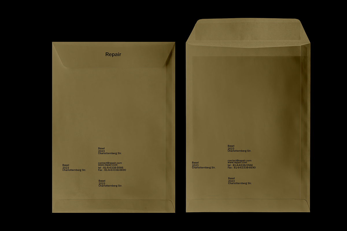 Branding Stationery Envelope Mockup, an Advertising Mockup by Replika Machine (Photo 4 of 8)