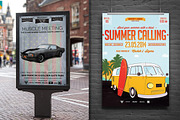 Retro Car Flyer/Poster Bundle, a Flyer Template by Grafixity (Thumbnail 5 of 5)
