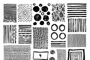 Ink Brush Strokes vector eps 10, a Texture Graphic by Soulful Vectors (Thumbnail 4 of 7)