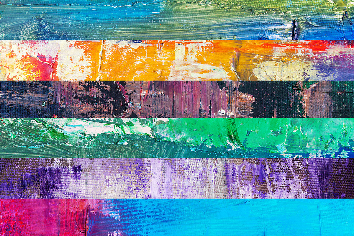 Set of abstract oil paint textures, a Texture Graphic by Alim Yakubov (Photo 4 of 6)