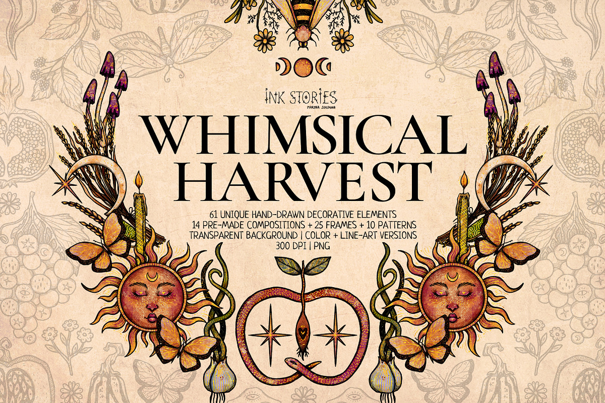 Whimsical Harvest | Lammas and Mabon, a Seasonal Illustration by Ink Stories (Photo 1 of 14)