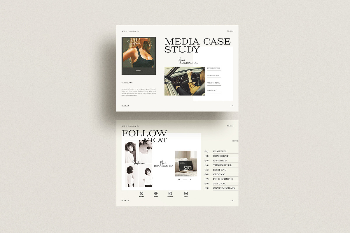 Media Kit Brochure Design Template preview 8