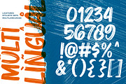 Bruzh - Handbrush Font, a Font by Garisman Std (Thumbnail 6 of 10)