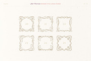 Art Nouveau Modern Linear Frames Set, a Graphic by MaryArt (Thumbnail 5 of 6)