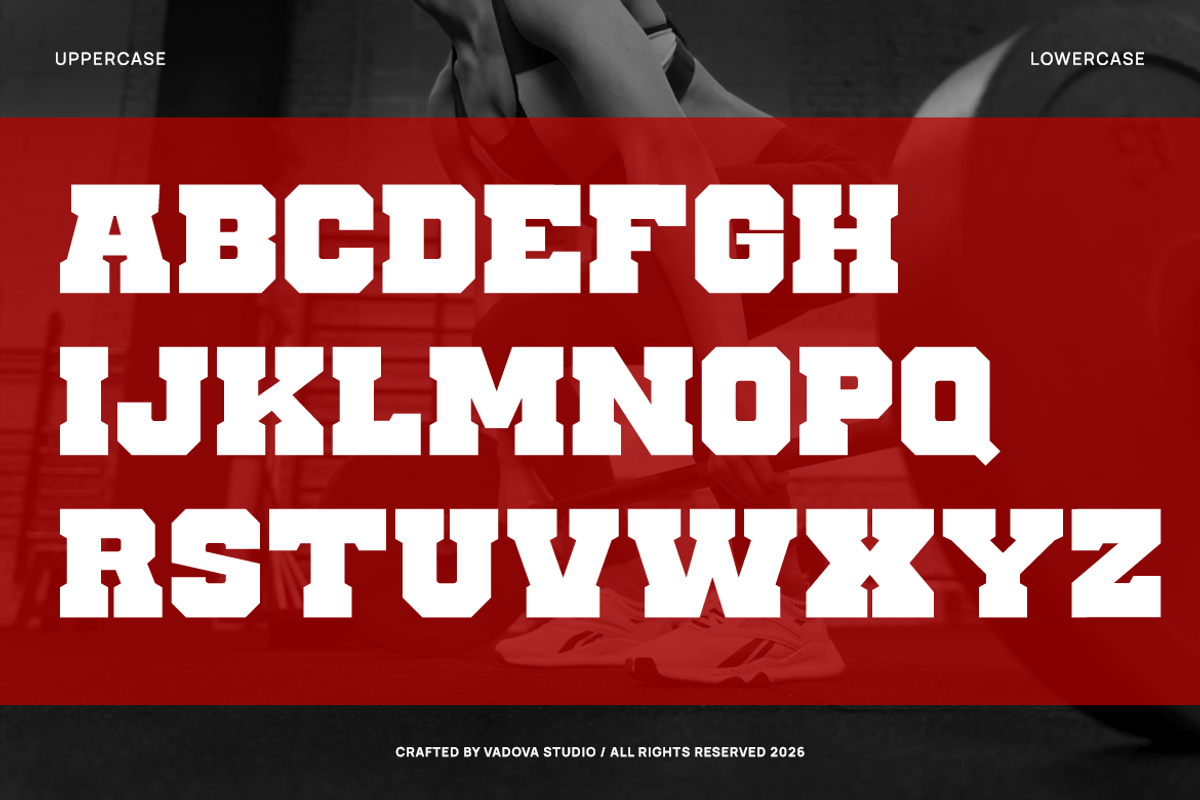 Outclash Modern Slab Serif Font, a Slab Serif Font by Rasio Studio (Photo 2 of 11)