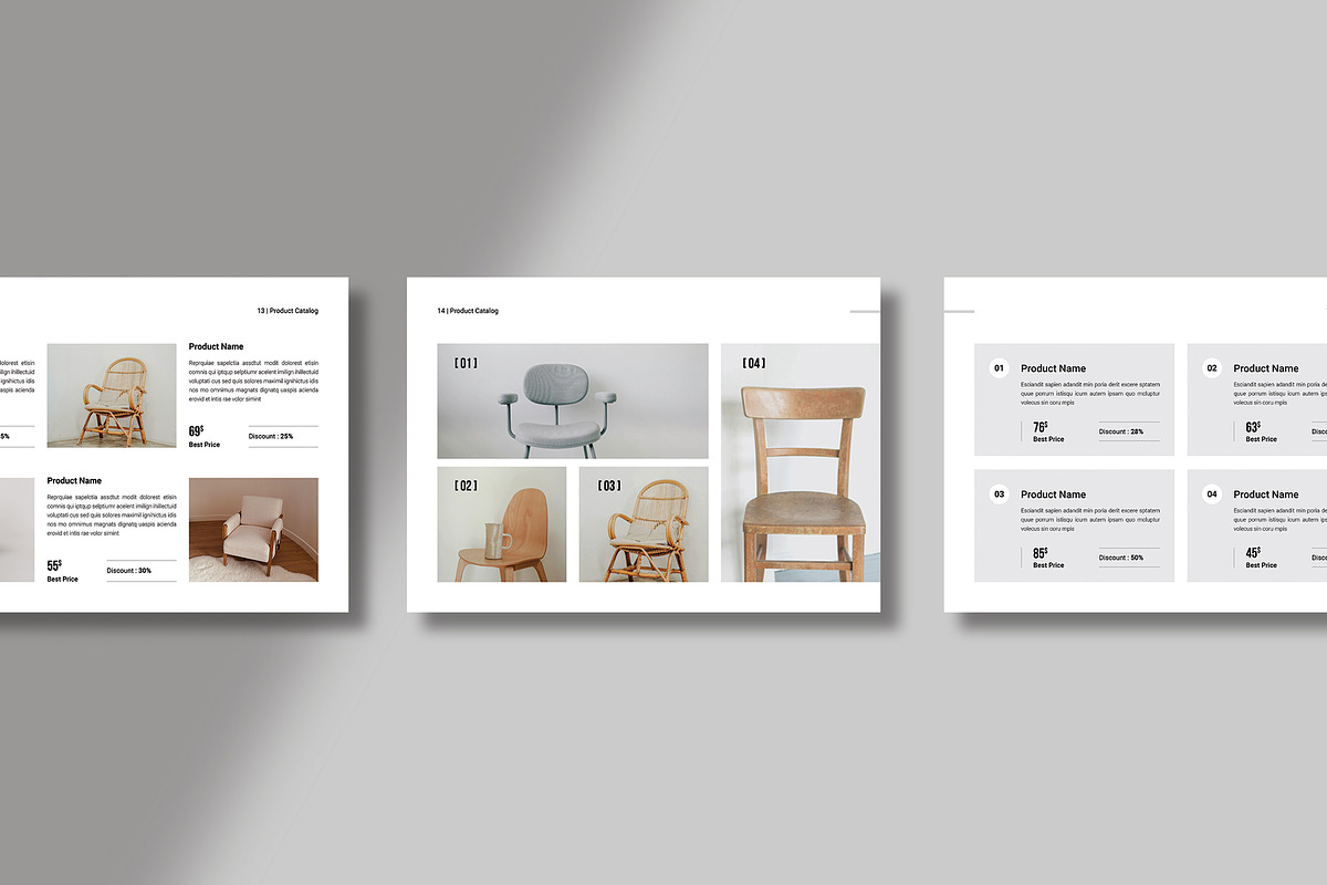 Furniture Catalog Template, a Brochure Template by Spark_Creative (Photo 12 of 14)