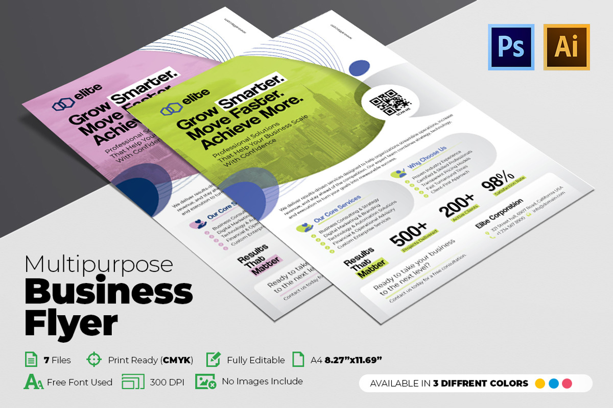 Corporate Business Flyer, a Flyer Template by Design'sTRIBE (Photo 1 of 4)