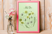 Dandelions Digital Clipart, a Decorative Illustration by Nataliapiache (Thumbnail 4 of 4)