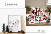 Christmas Gnome Clipart & Patterns, an Object Graphic by bubbled-rabbit (Thumbnail 13 of 16)